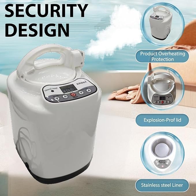 Generador de Vapor Sauna 3L 1000W Con Control Remoto miniatura 5