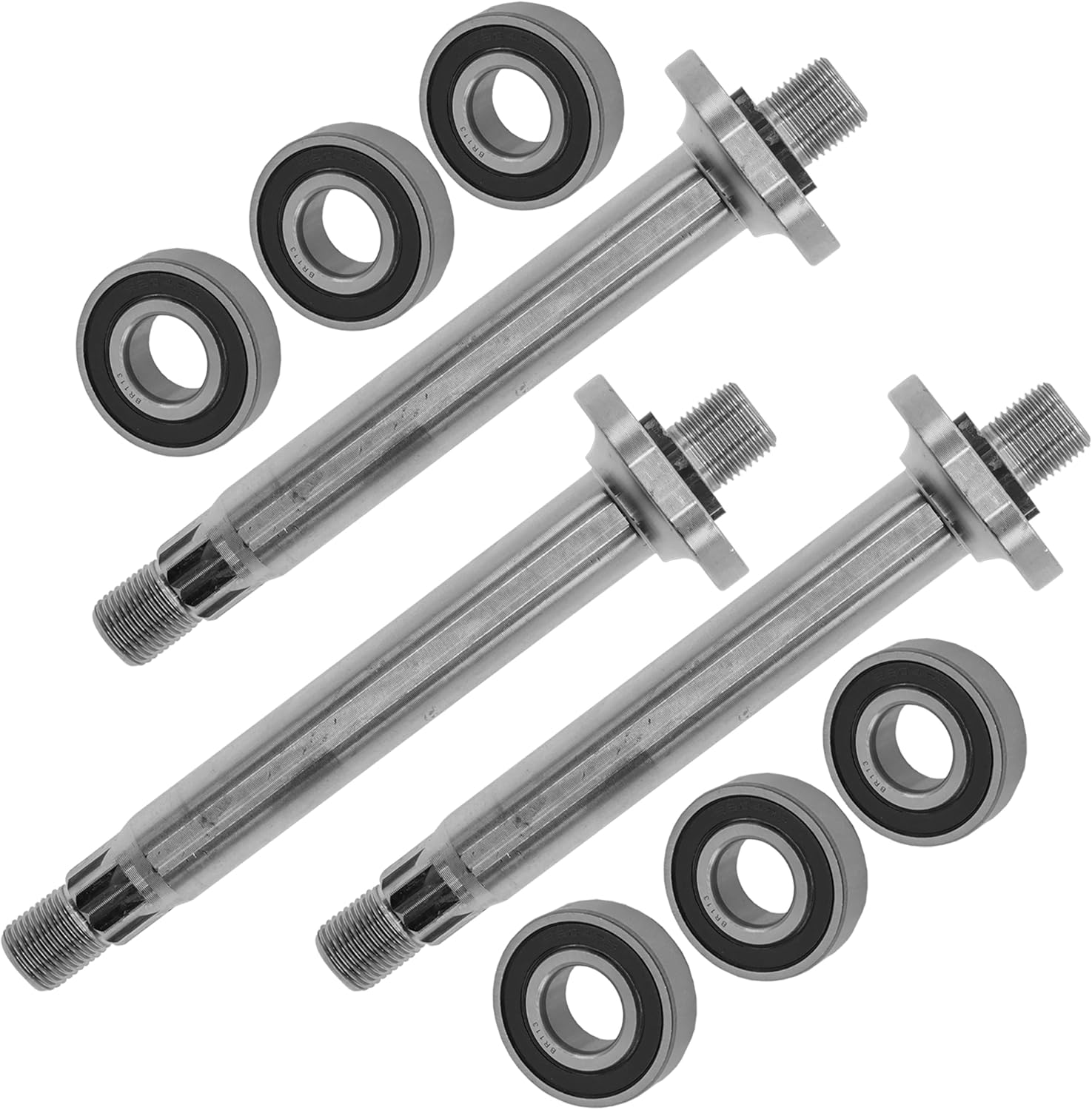 Caltric 3 Spindle Shaft w/Bearing Cub Cadet Compatible With MTD 7381186A 7381186 75306348 738-1186