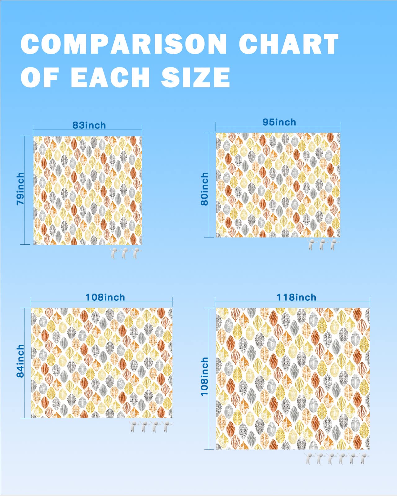 Beach Blanket Sandproof Waterproof Picnic Blankets Fall Orange Leaf Gradient Style Extra Large Lightweight Outdoor Beach Mat with Corner Pockets for Travel/Camping/Hiking Grey Leaves Seamless