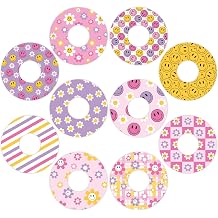Patches 4 Pets by RockaDex - Adhesive Patches, 3M Medical Grade Hypoallergenic Tape, Split Backing, Libre 10 Pack Smiley Mix