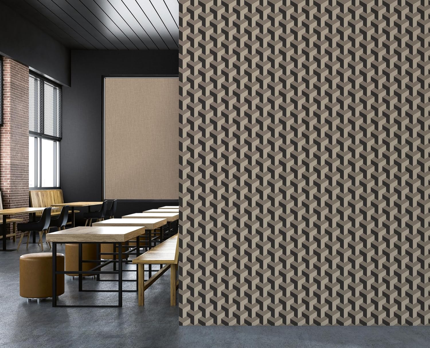 Livingwalls Daniel Hechter 781501 Design Wallpaper - Durable Non-Woven Wallpaper in Graphic Look - 10.05 m x 0.53 m - Beige, Black, Metallic - Made in Germany