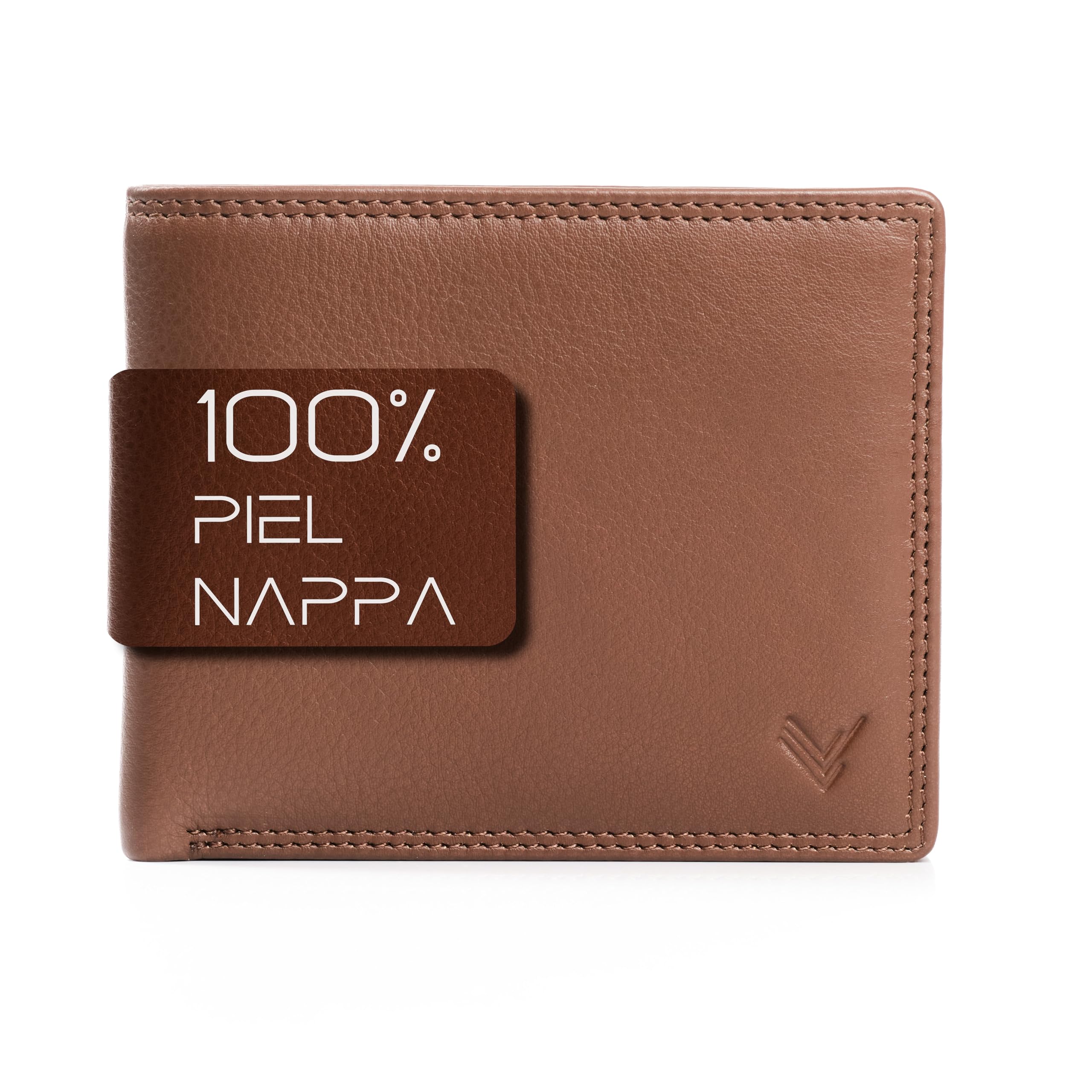 Lavalen Cartera para Hombre Piel RFID, Billetera Hombre Monedero, Wallet
