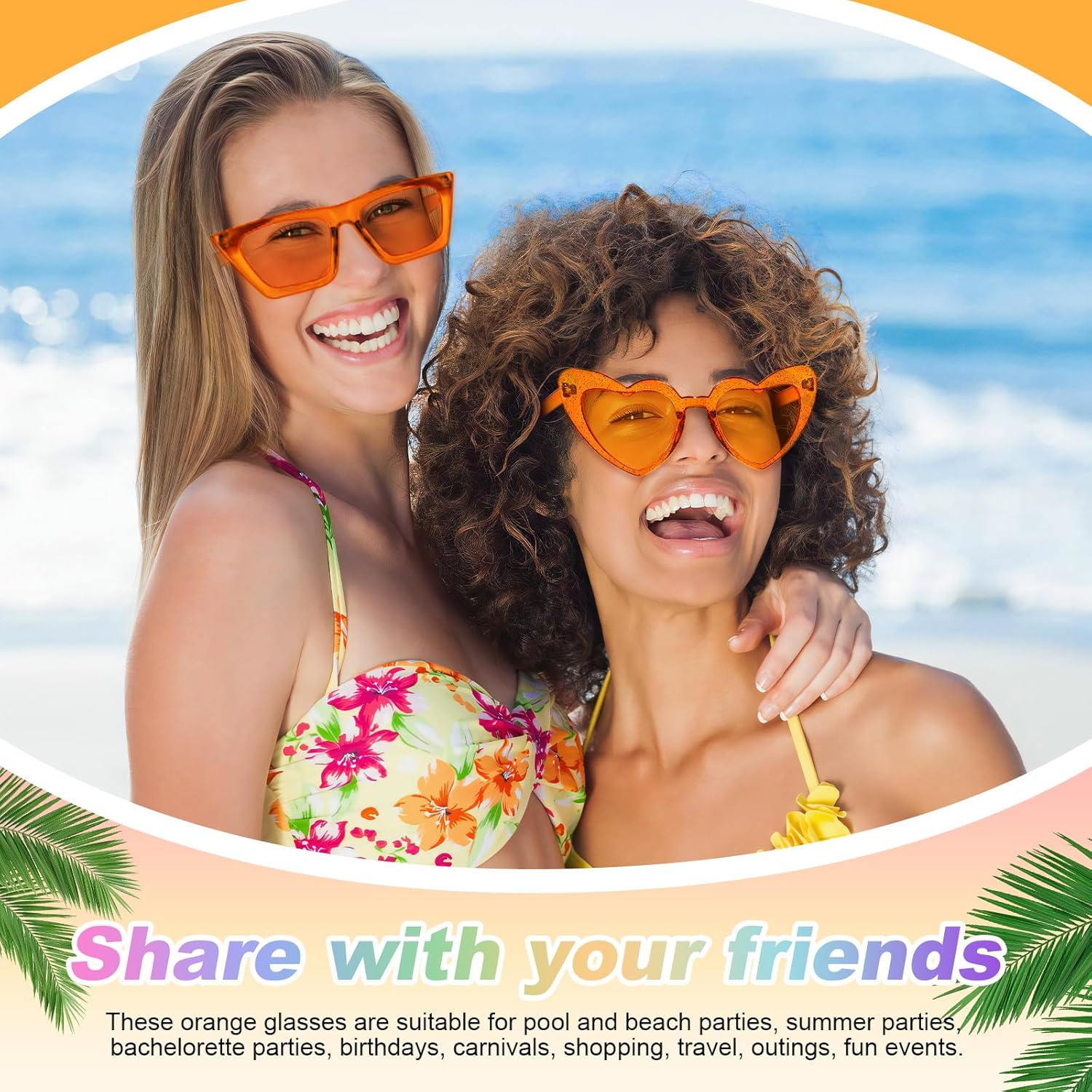 Pibupibu 12 Pack Mixed Style Party Sunglasses Bulk Classic Retro Y2K Glasses Funky Eyewear Costume Accessories - Image 7