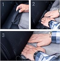 Vista 8 de BDK Fundas de asiento de coche de piel sintética con flores rosas para asientos delanteros, paquete de 2 – Patrón floral con reposacabezas a juego