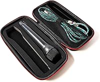 Vista 1 de Fabricko - Funda de viaje para micrófono inalámbrico dual, funda rígida de EVA, protectora, a prueba de golpes, impermeable para exteriores