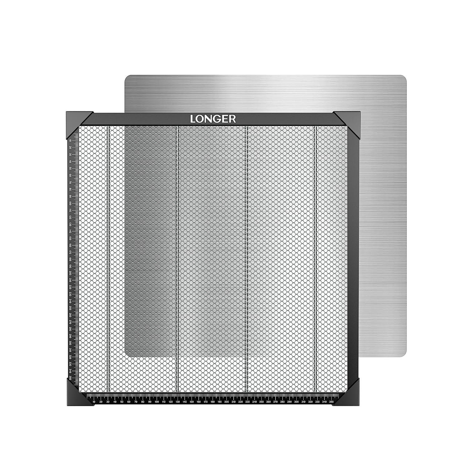 LONGER Pannelli a Nido d’Ape 400x400mm - Aluminium Honeycomb Tisch für CO2/Laserdiode Laser Gravur- und Schneidemaschinen - Schnelle Wärmeableitung & Schutz der Unterlage