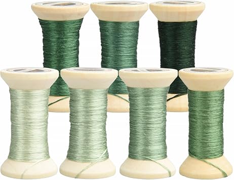 Hand Embroidery Silk Thread, Colorway 19 Forest Green Gradient