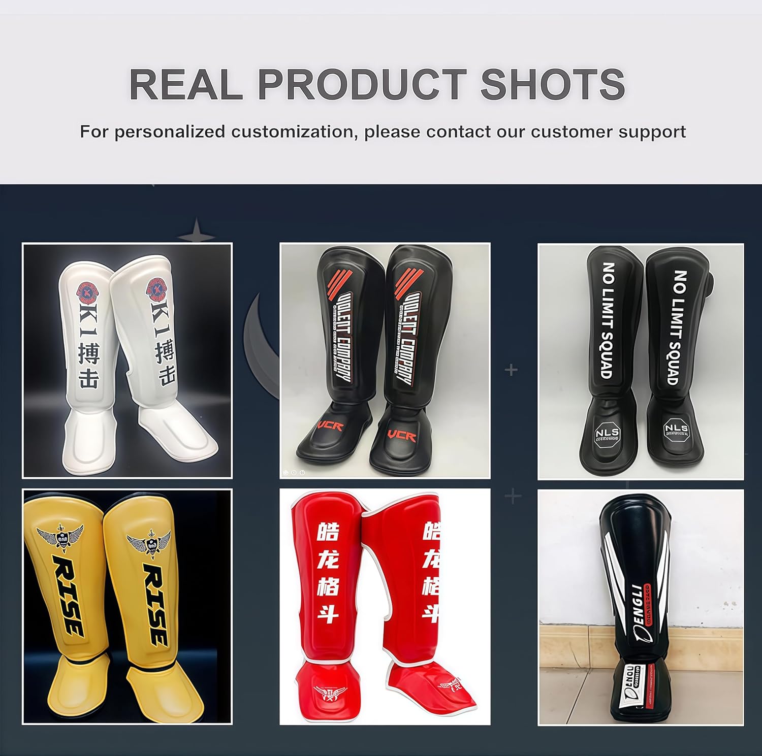 Custom Muay Thai Shin Guards, Shin Defender, Padded, Adjustable Muay Thai Leg Guards with Instep Protection, for Kickboxing Boxing, MMA, Martial Arts