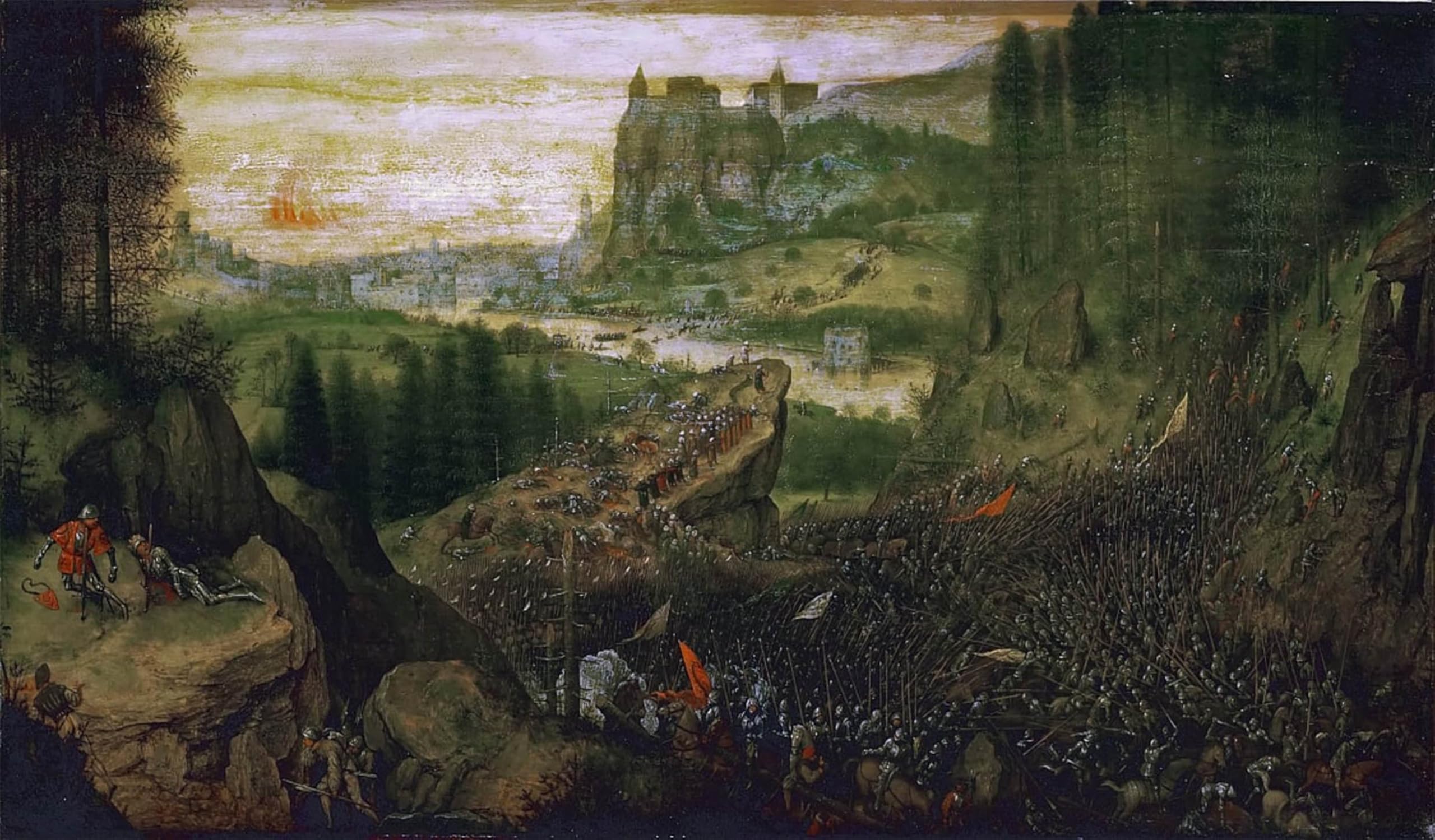 ARTXLXXBN Famous Print Painting Colorful Art Print the of Saul by Pieter Bruegel the Elder Canvas Art Decorations for Home Decor 60x90cm