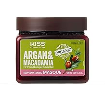 KISS Argan & Macadamia Deep Conditioning Masque 500mL 16.9 US fl.oz