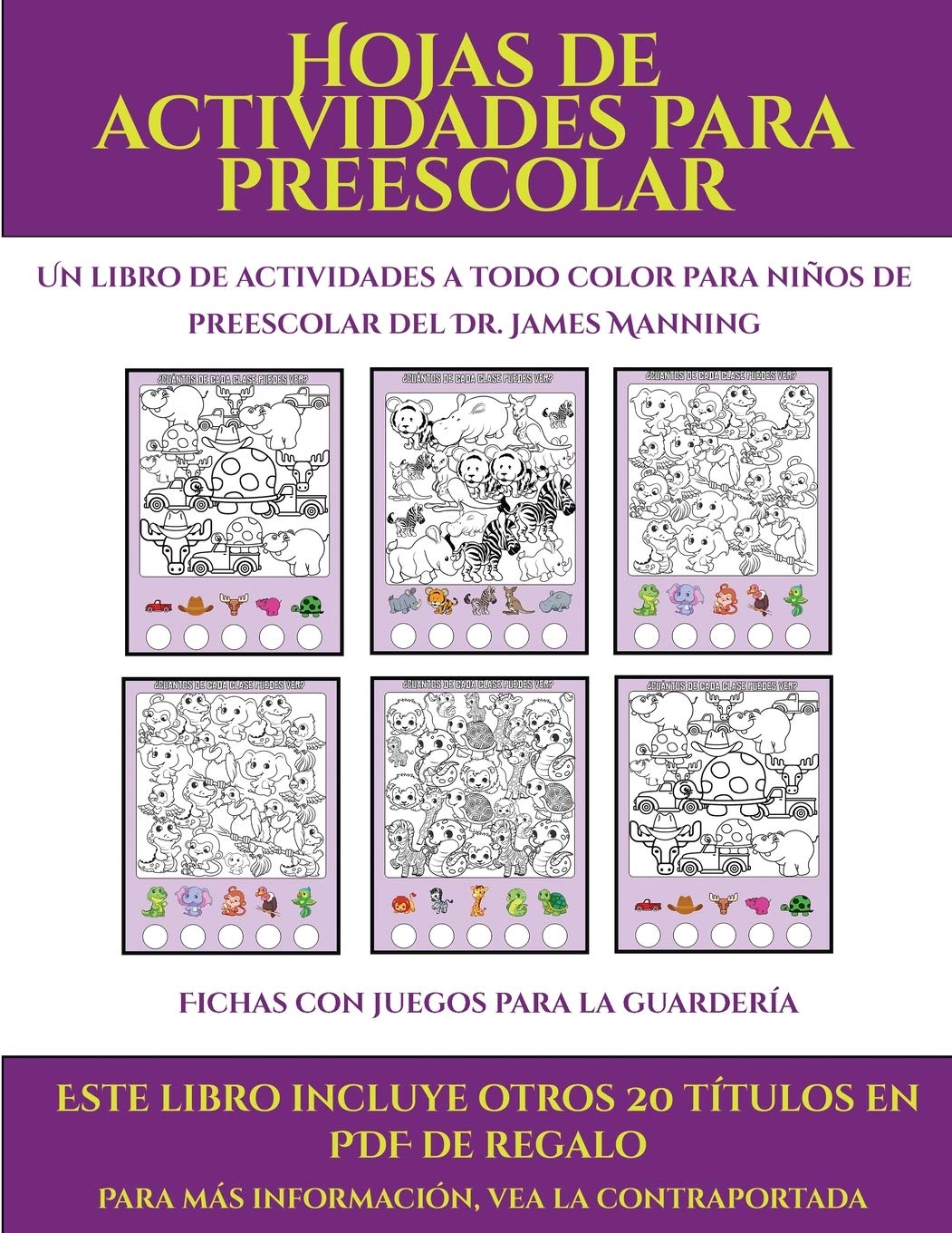 Fichas con juegos para la guardería (Hojas de actividades para preescolar): Este libro contiene 30 fichas con actividades a todo color para niños de 4 a 5 años (27)