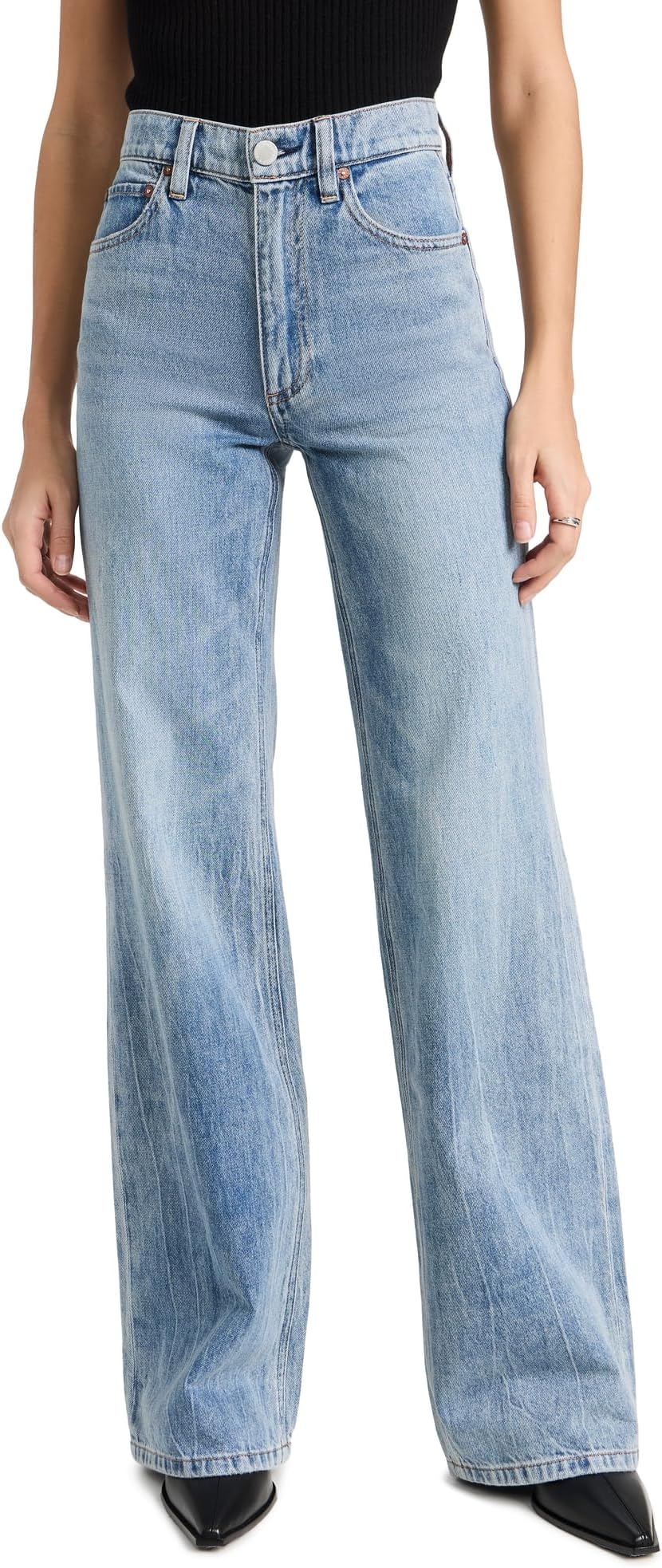 alice + olivia Women's Weezy Full Length Jeans