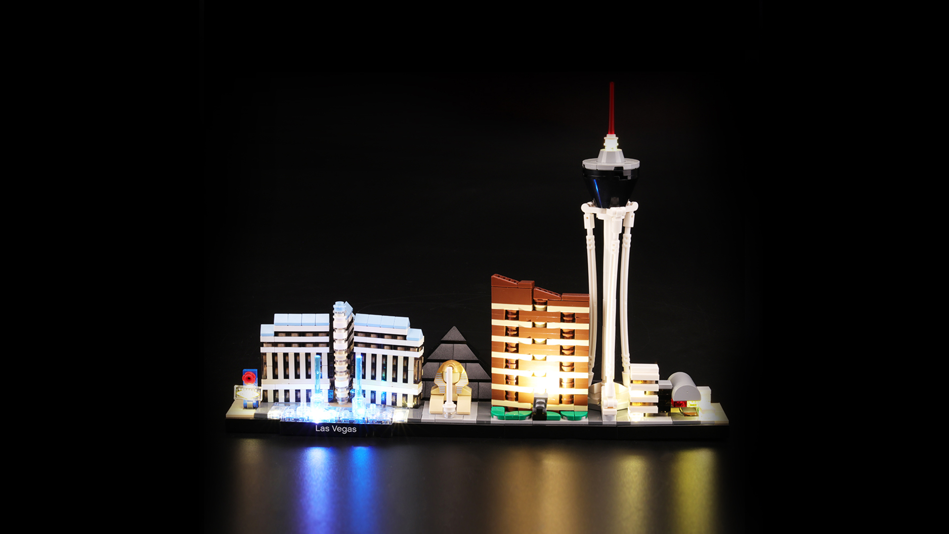 LIGHTAILING Licht-Set Für (Architecture Las Vegas) Modell - LED Licht-Set Kompatibel Mit Lego 21047(Modell Nicht… – Bild 8