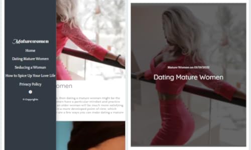 Dating & Meeting Mature Women