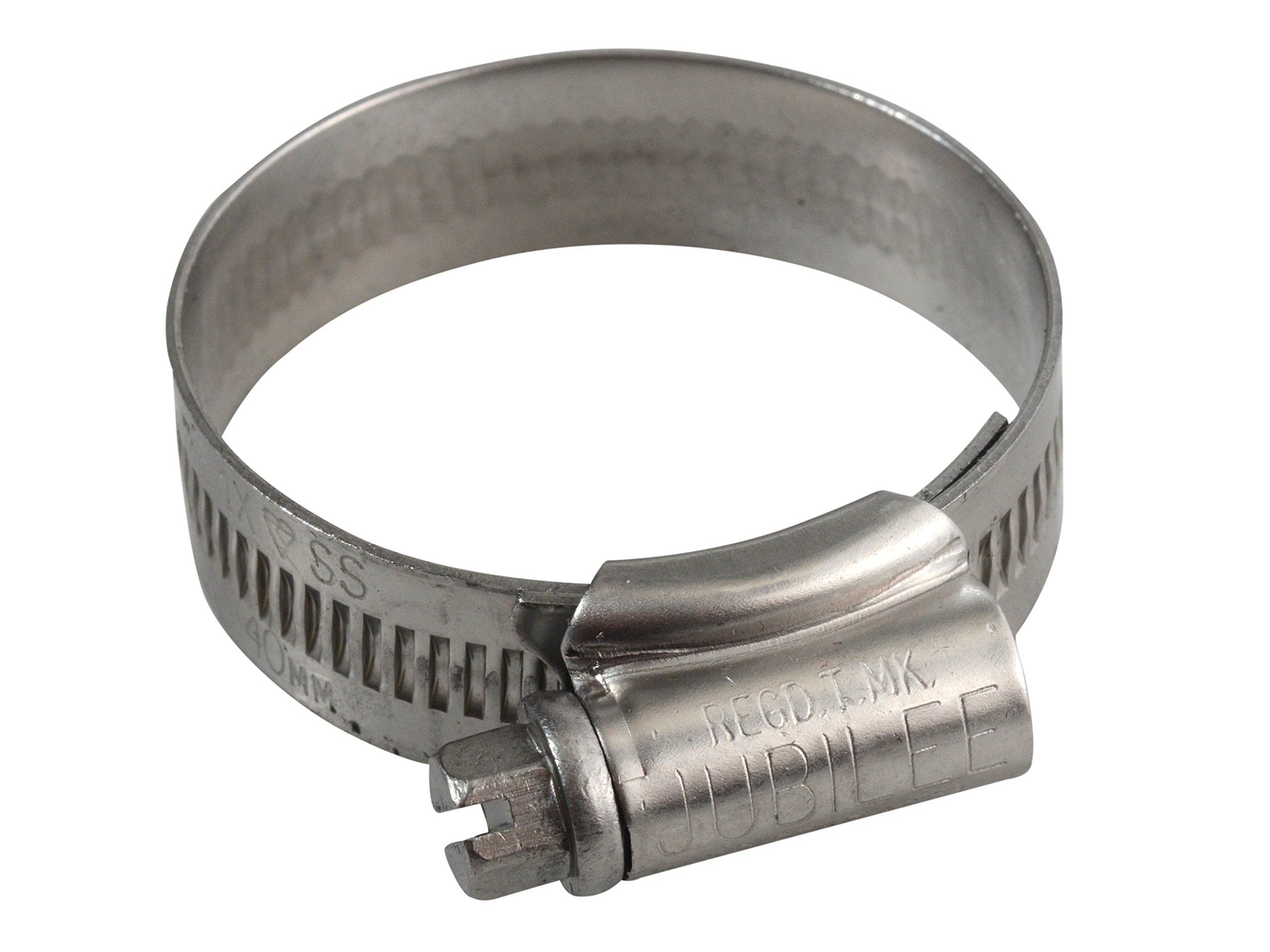 Jubile Clips 10 Pack Stainless Steel Genuine Jubilee Clip 1X 30-40Mm Hose Fuel Clamp Worm Drive
