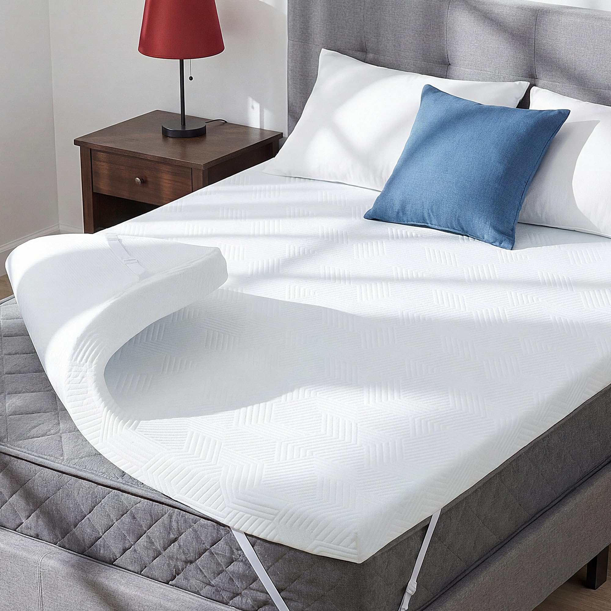 GRUSIGN Memory Foam Mattress Topper