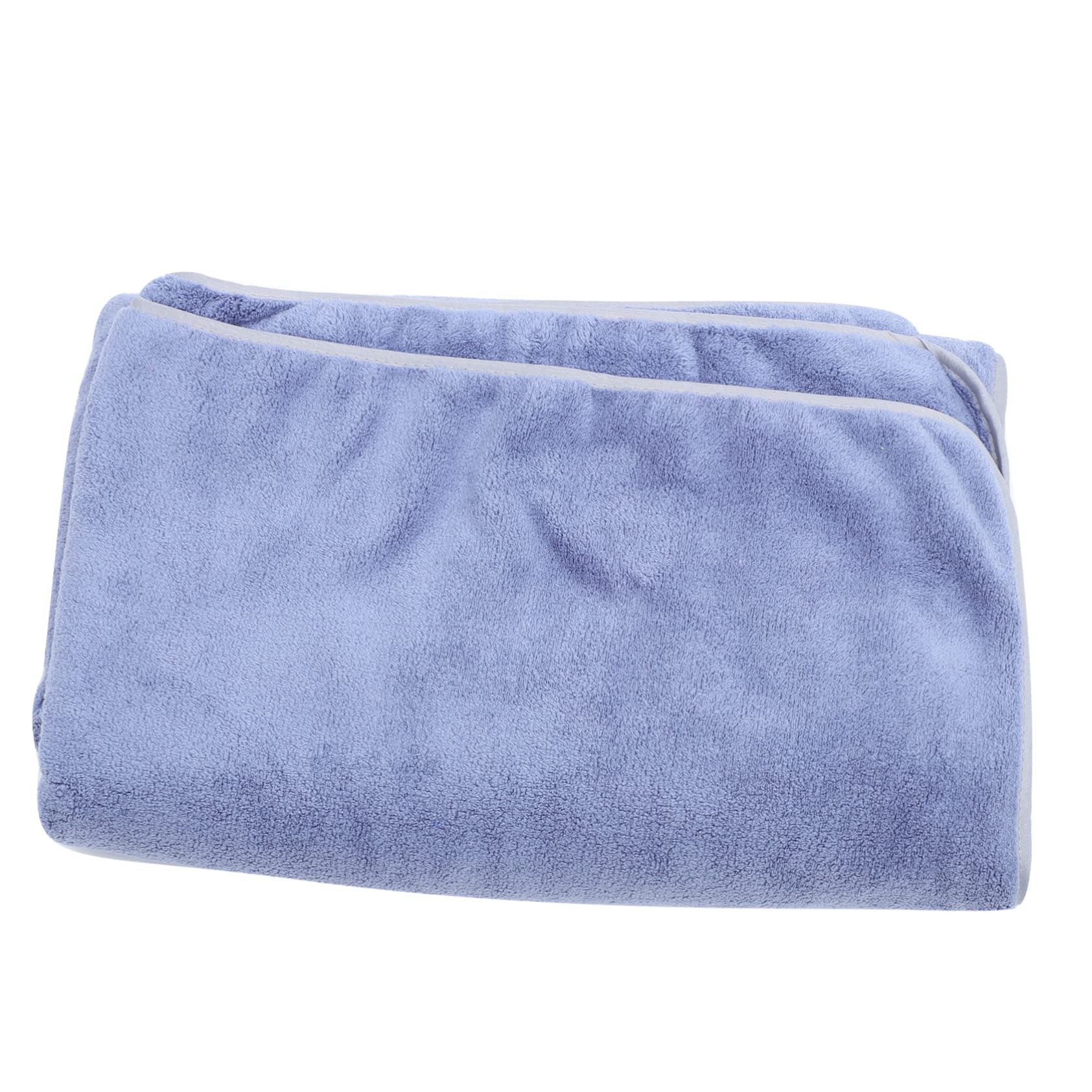 Serviette de bain extra large Alipis douce et absorbante couleur bleu brumeux pour la natation