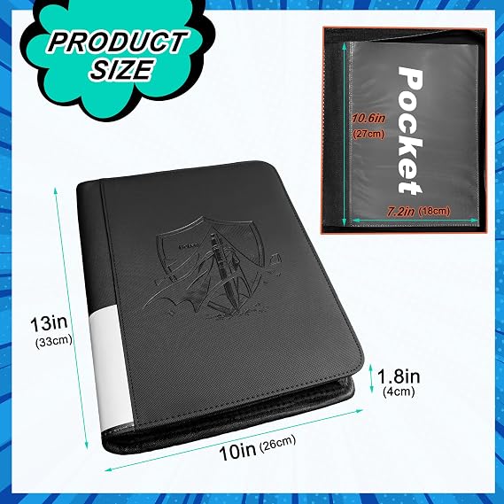 Comic Book Binder, 40 Clear Pockets