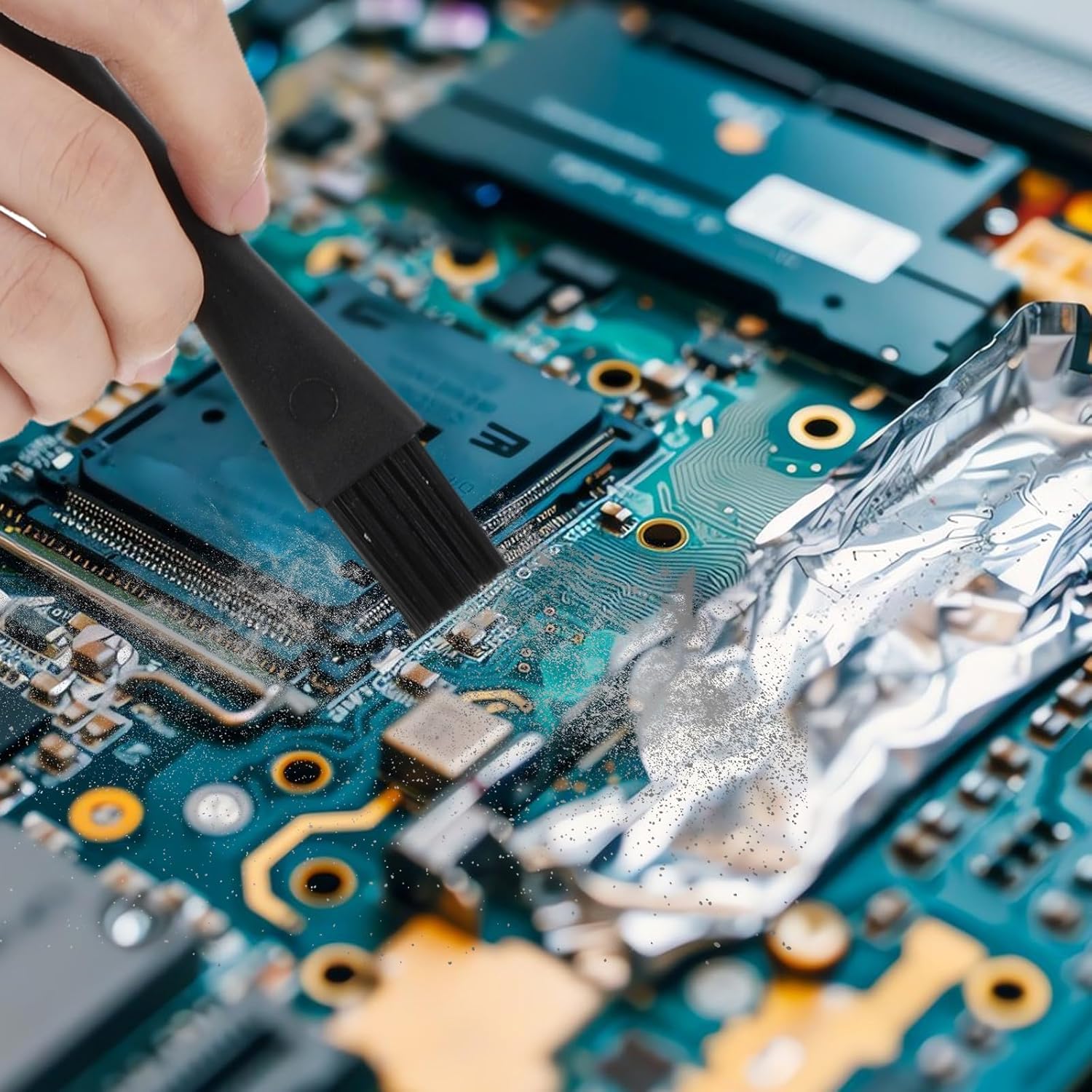 8 Pcs Keyboard Brush Keyboard Cleaning Kit Anti Static Brush Mini Pp Handle Nylon Anti Static Electronic Dust Electronic Dust Cleaning Brushes for Computer and Small Spaces image 3 of 7 B0FB3KMC4F