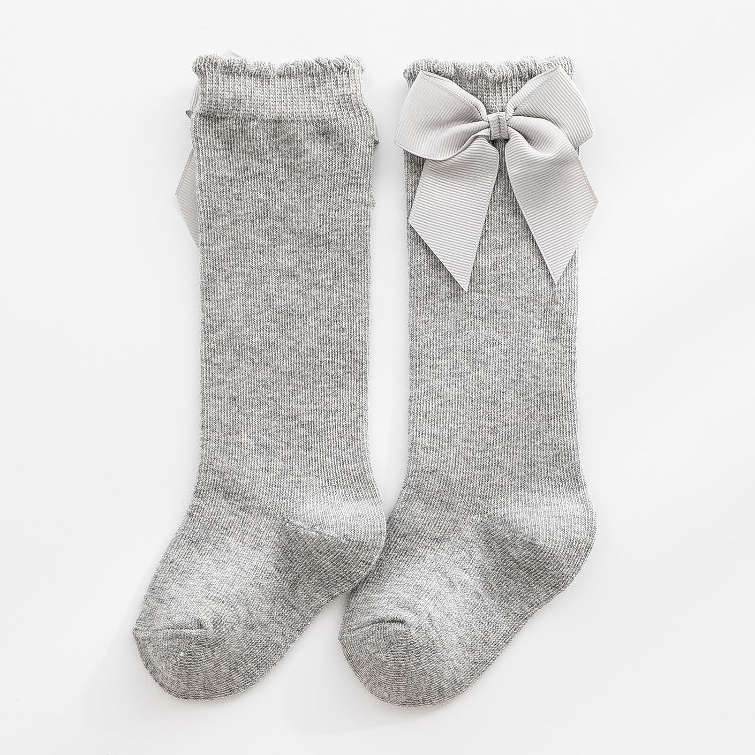 BQUBO Baby Knee High Sock Toddler Girl Dress Socks Baby Knit Stocking Cotton Infant Girls Socks - Image 4