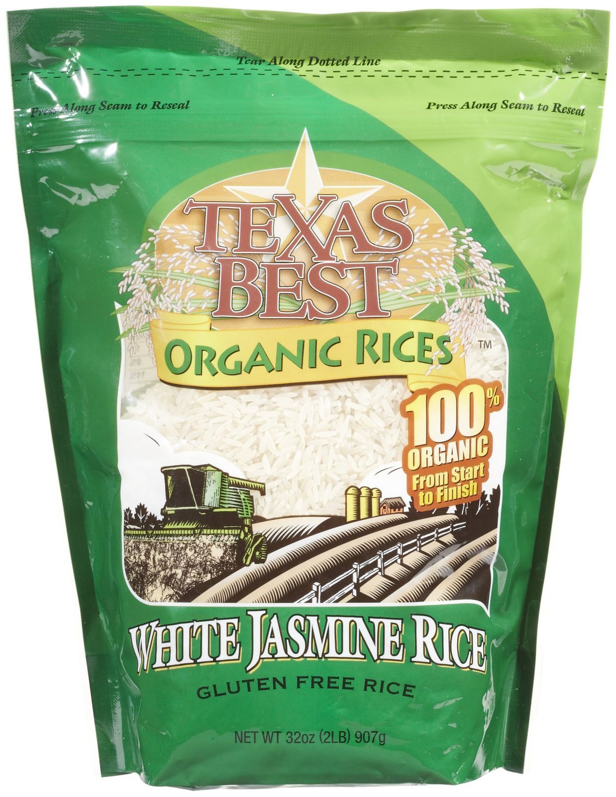 Texas Best Organics Organic Jasmine White Rice, 32 ozUSDA Organic