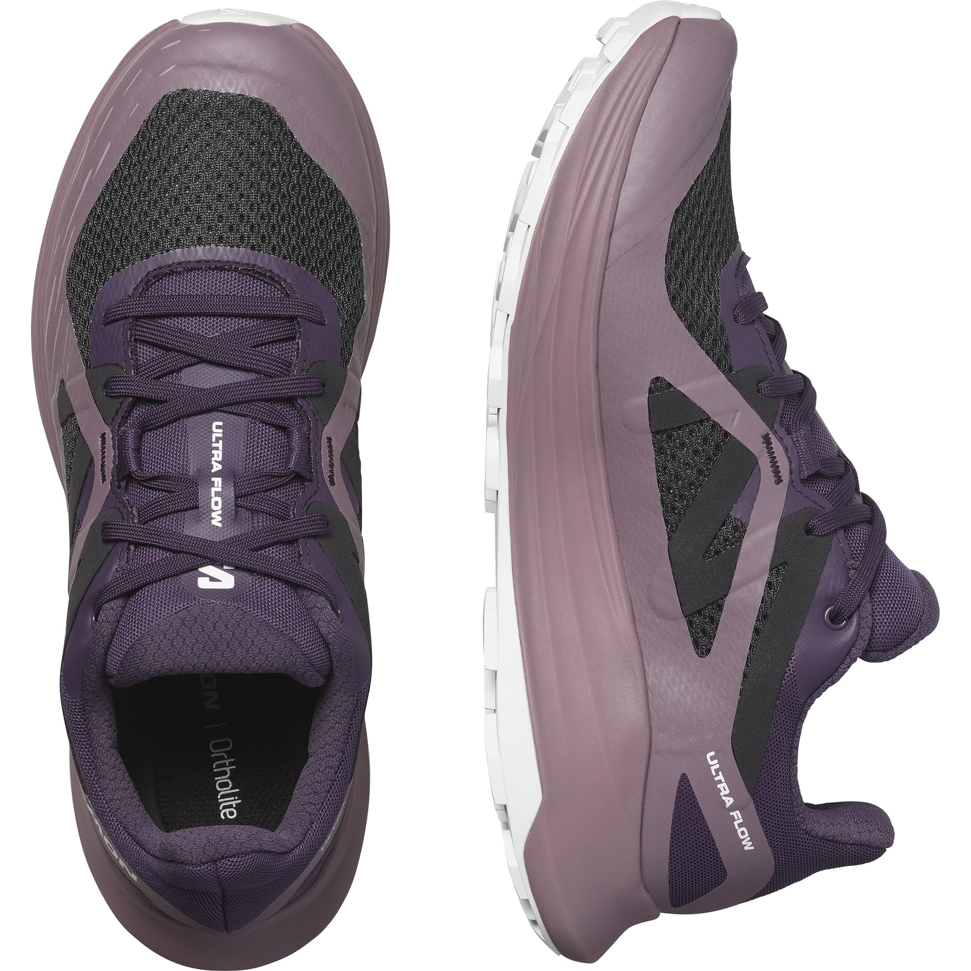 Salomon Ultra Flow Gore-Tex Impermeables Zapatillas de Trail Running para Mujer, Resistente al mal tiempo, Amortiguación del asfalto al sendero, Preparada para terrenos mixtos
