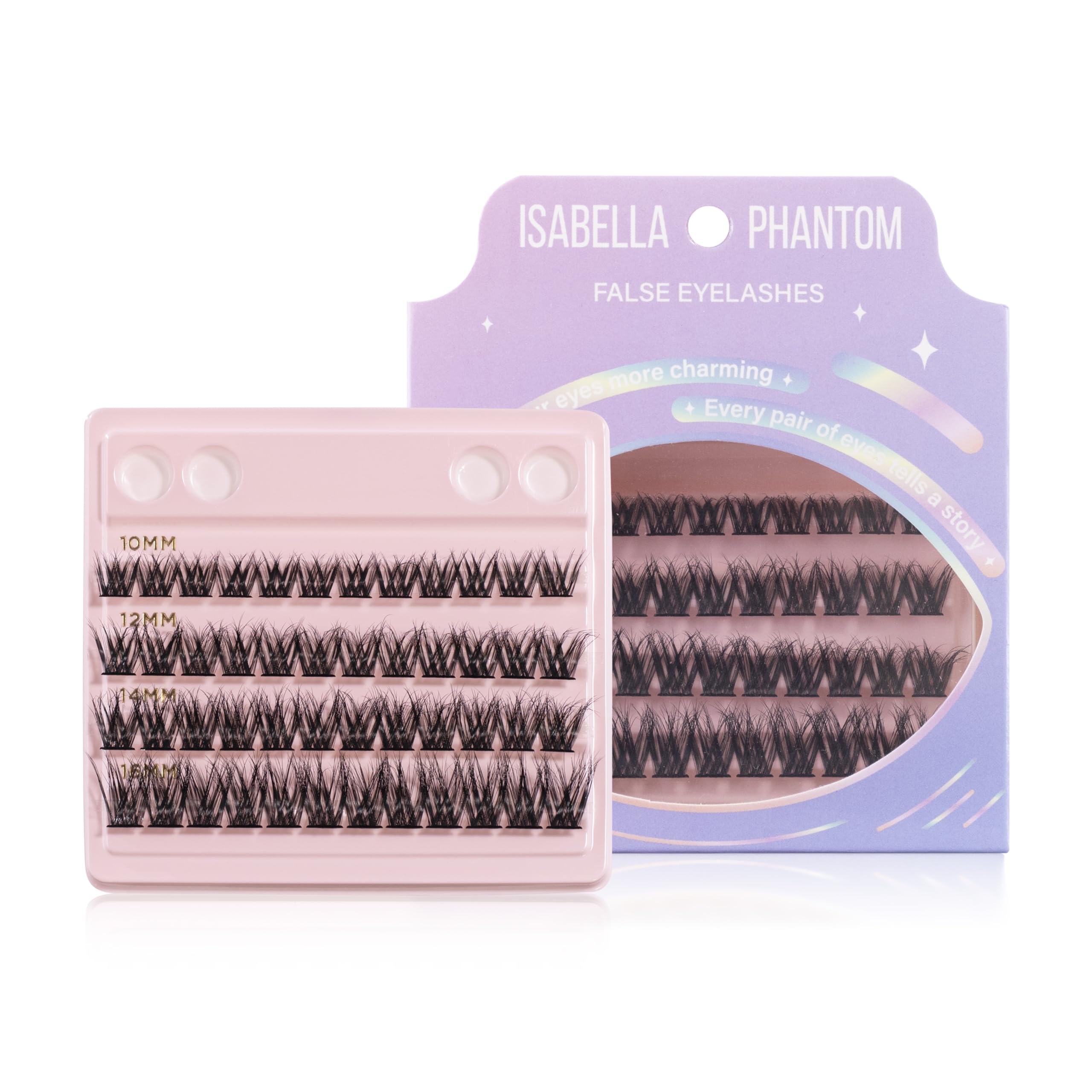 False Eyelashes Natural style Multipack False Eyelashes Lash Clusters Lengthening Wisps 10mm-12mm-14mm-16mm Includes 4 Assorted Lengths Wisps Contact