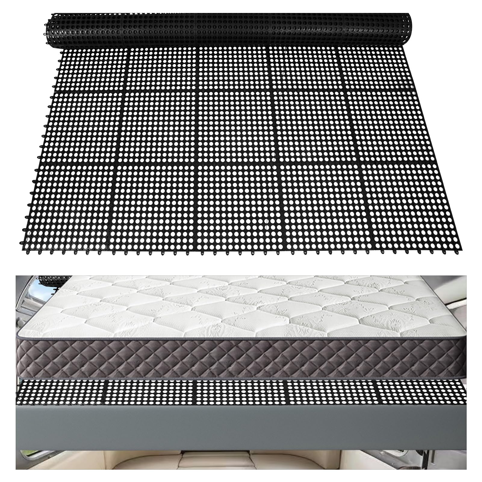 How to Choose the Perfect RV Bed Pad for Your Next Adventure 3 GRETJOB Ventilated RV Mattress Underlay