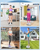 MAIKEHIGH Derékformáló Twister Korong - Mágneses Masszázs Egyensúlyozó Tréner Kék Színben, Otthoni Fitness Eszköz Has és Fenék Edzéshez 7
