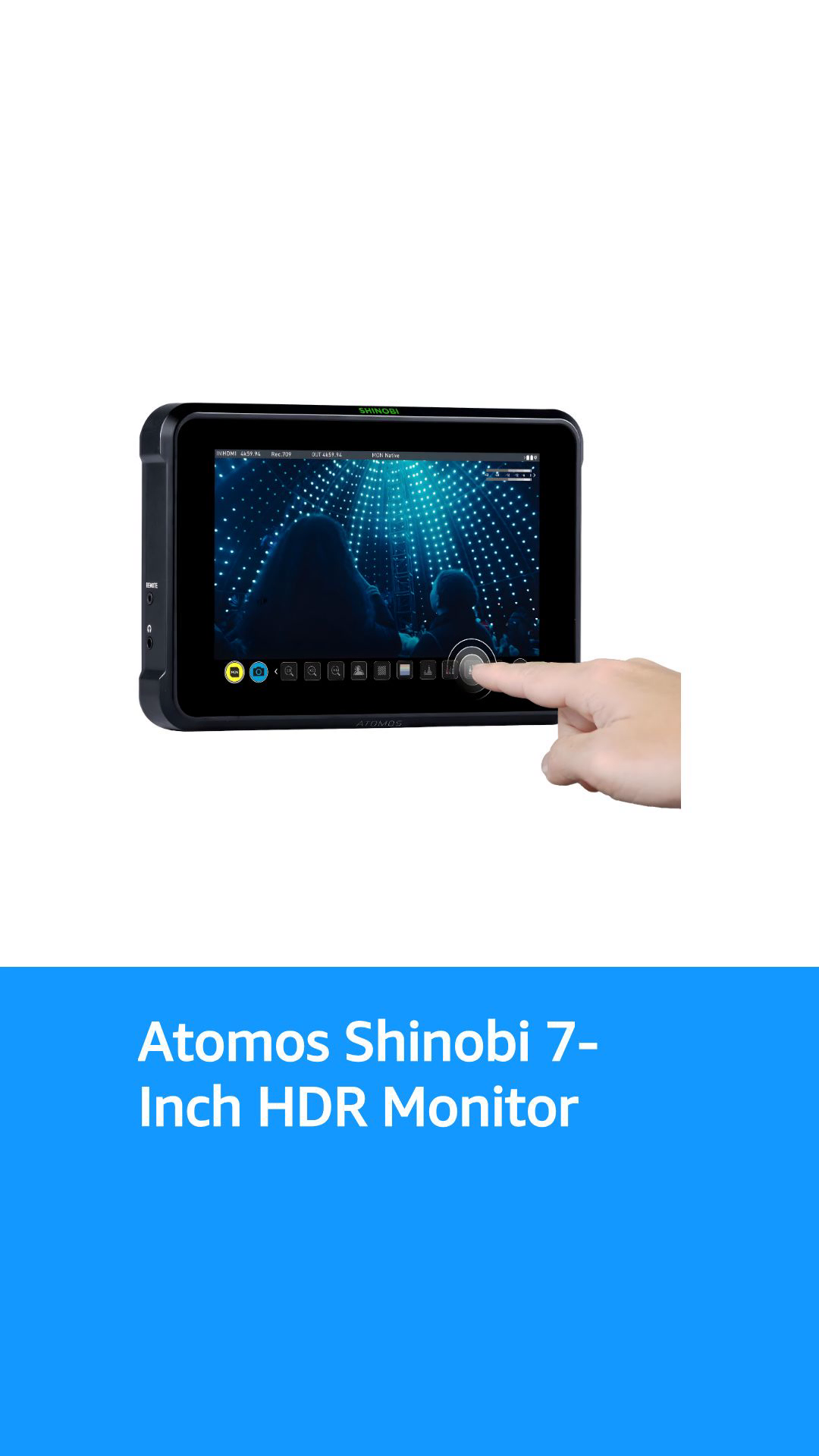 Atomos shinobi 7 アトモス モニター　値下げ Atomos Shinobi 7-Inch Full HD IPS Touchscreen HDR Photo and Video