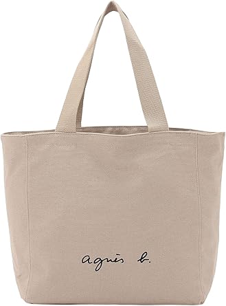 Amazon.co.jp: agnes b. GO03-01 Women's Logo Tote Bag, Web