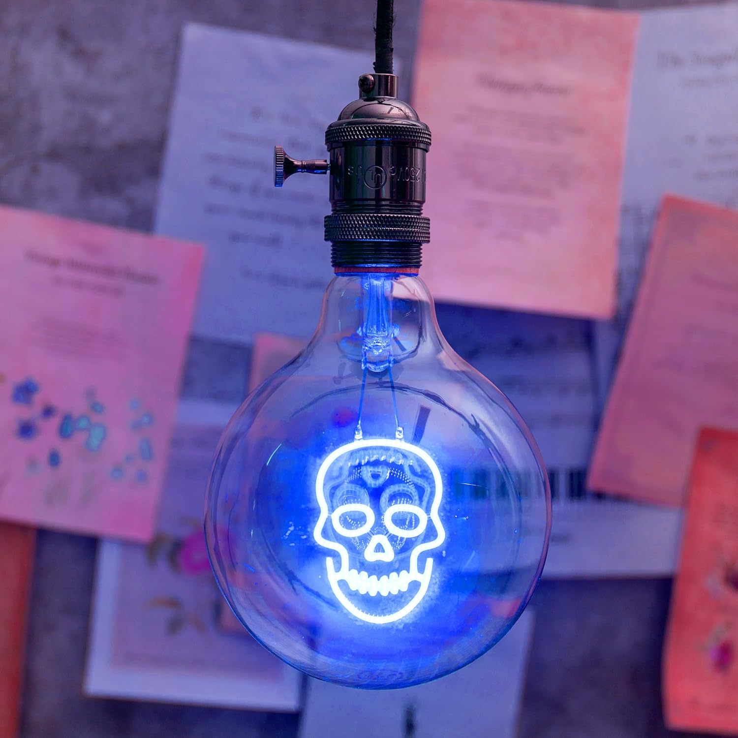 2W LED Decorative Globe Light, Soothing Filament Bulb, G125 120V