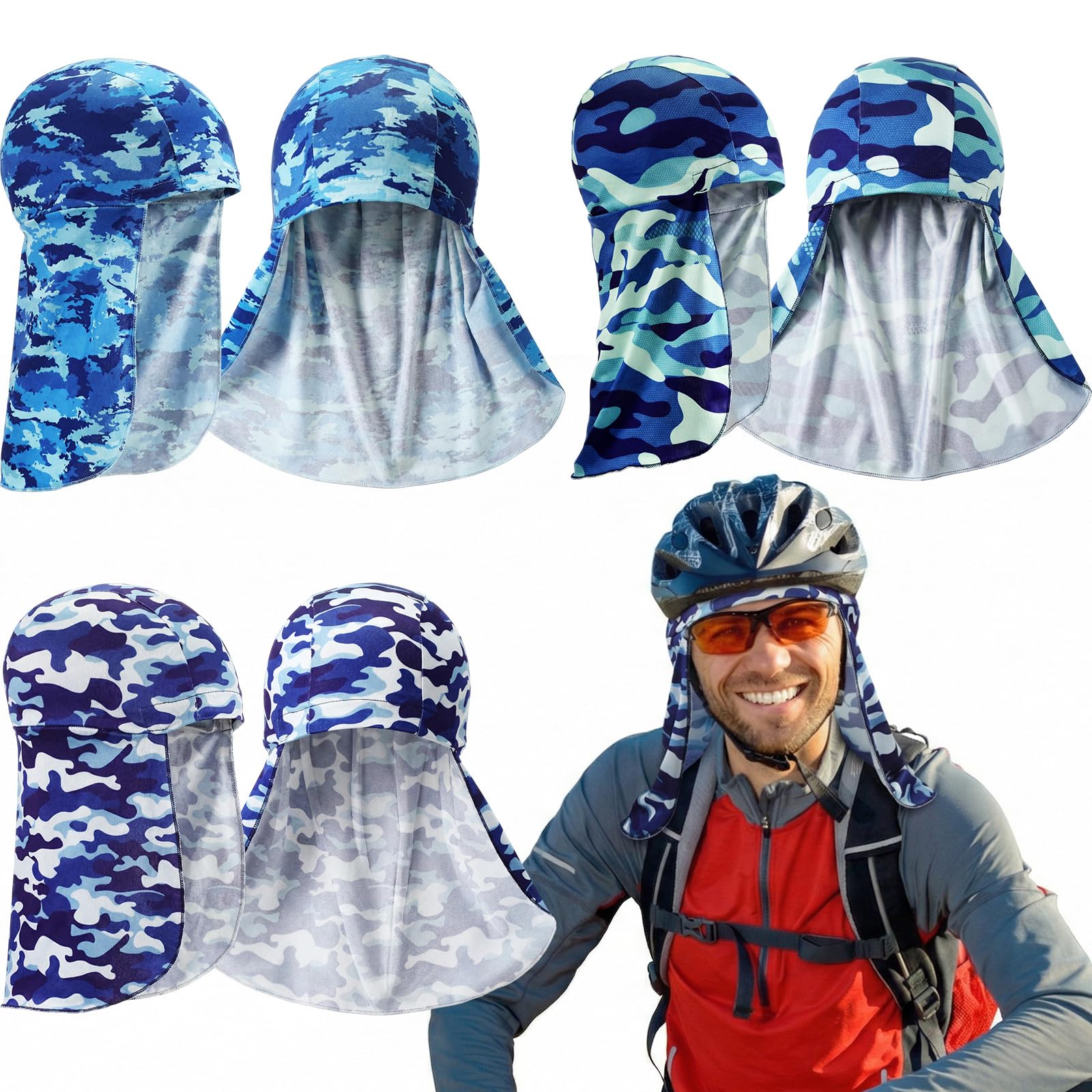 Syhood Helmet Liner with Neck Mask Cooling Skull Cap