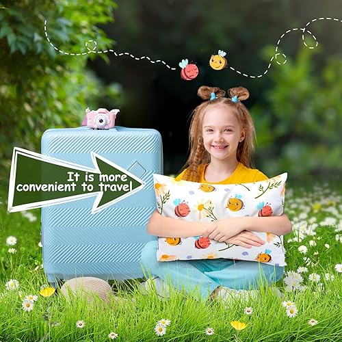 Miniatura 16 de Fundas de almohada para niños pequeños, paquete de 2 fundas de almohada para almohadas de 13 x 18 pulgadas o 12 x 16 pulgadas para ropa de cama