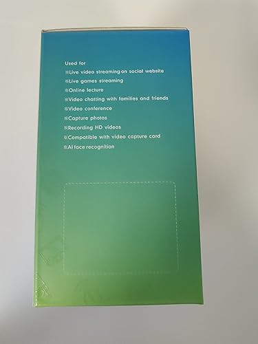 Miniatura 5 de Angetube Cámara web HD 1080P con anillo ajustable integrado y micrófono. Cámara web AF de enfoque automático avanzado para Google Meet Gamer