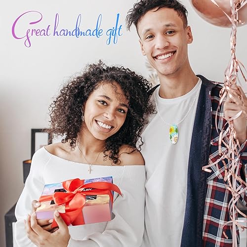 Miniatura 6 de LET'S RESIN Suministros para hacer joyas de resina epoxi, kits y moldes de resina incluye flores secas, tinte de resina, cadena de collar, kit de