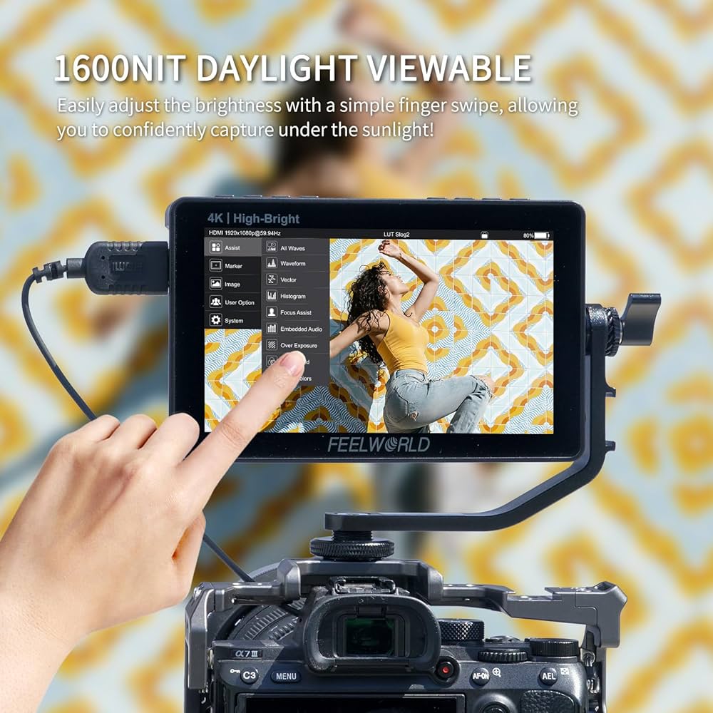 FEELWORLD F5 PROX 5.5インチ1600nit Amazon.co.jp: FEELWORLD F5 PROX 5.5インチ1600nit高輝度DSLR