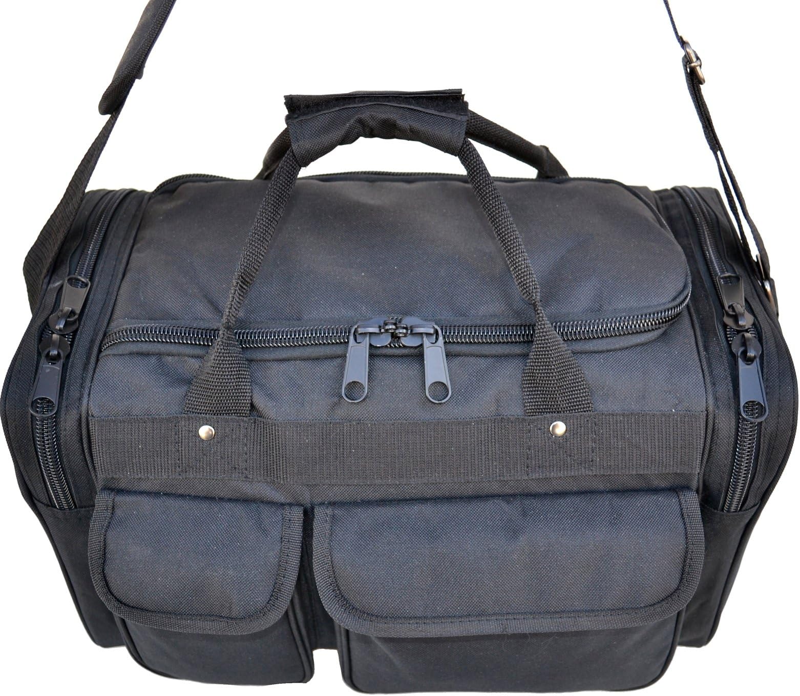 Explorer Deluxe Tactical Shooting Ammo Accessory Range Gear Padded Carry Bag 13 Pistol Hand Gun Case + Heavy Duty Shoulder Pad