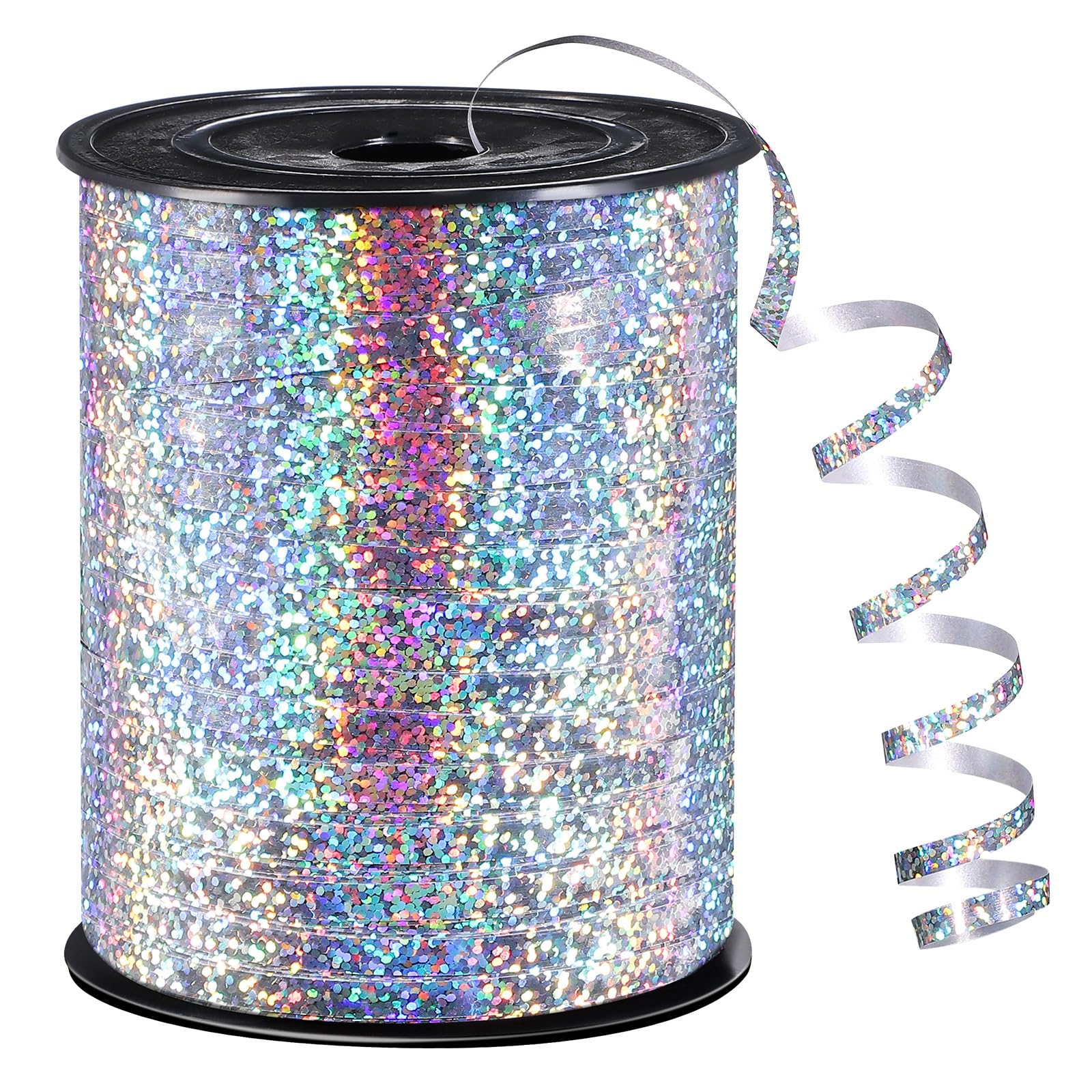 Balloon Spring Ribbon Snapklik.com : Silver Curling Ribbon 600 Yards 1/5 Inch Balloon String ...