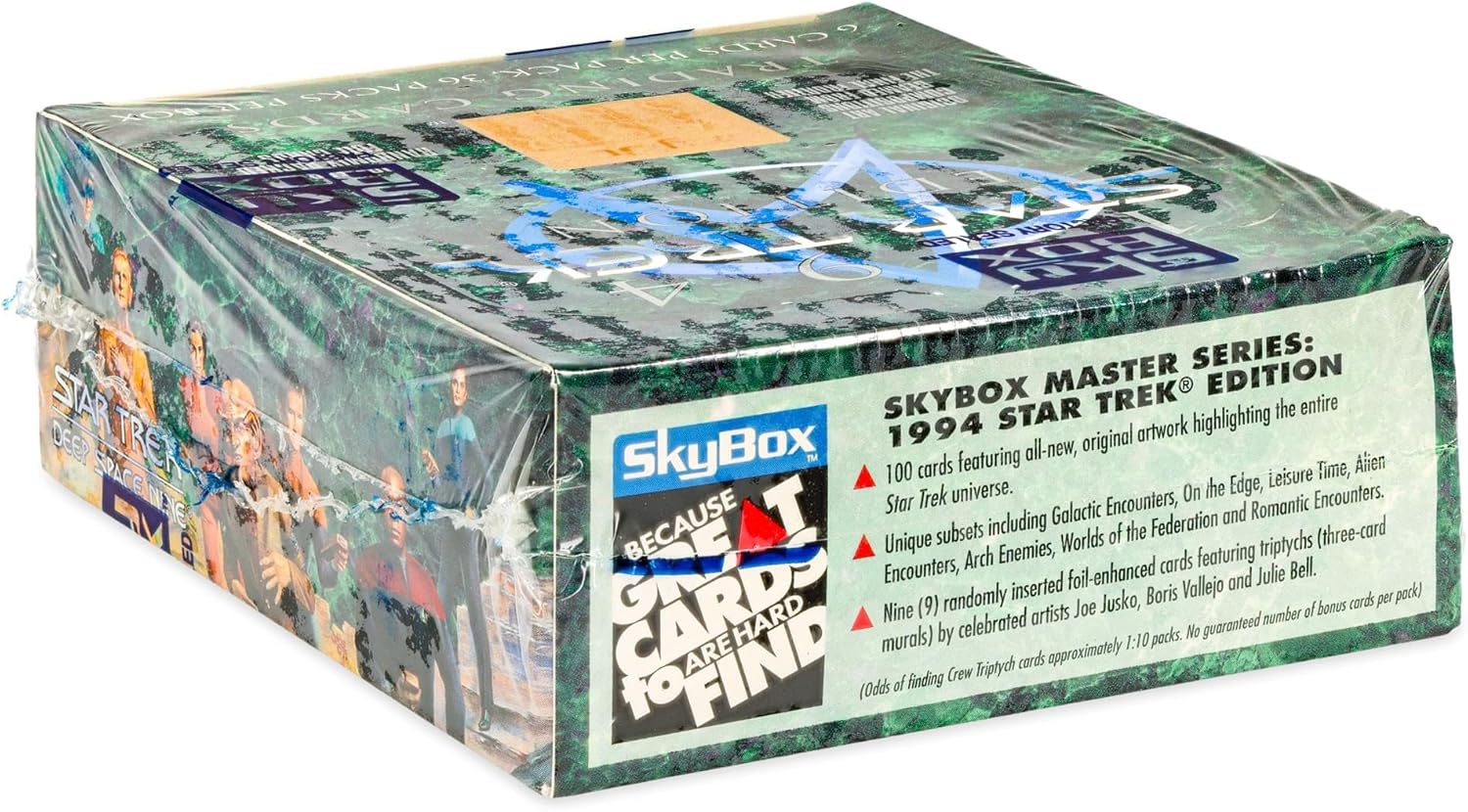 STAR TREK 1994 SkyBox Master Series Edition Sealed Factory Box (36 Packs/Box)