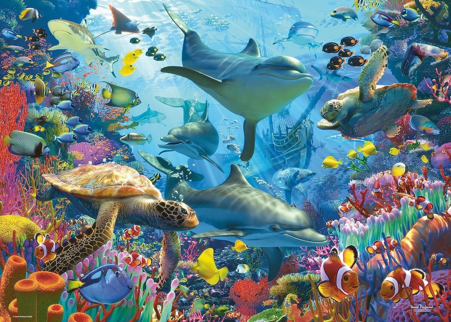 Ravensburger Coral Reef Retreat puzzle 1000 pieces for adults and children from 12 years old