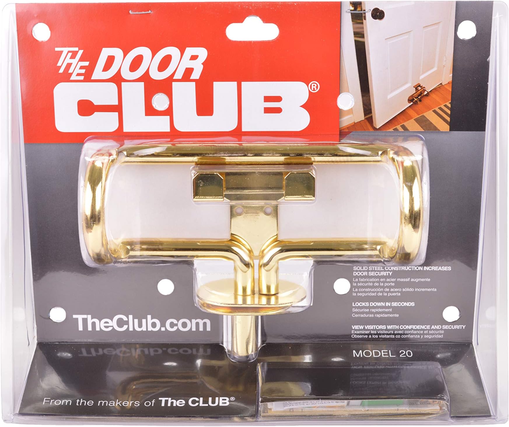3-Piece Set Brass Key Locks with Bright Brass Finish