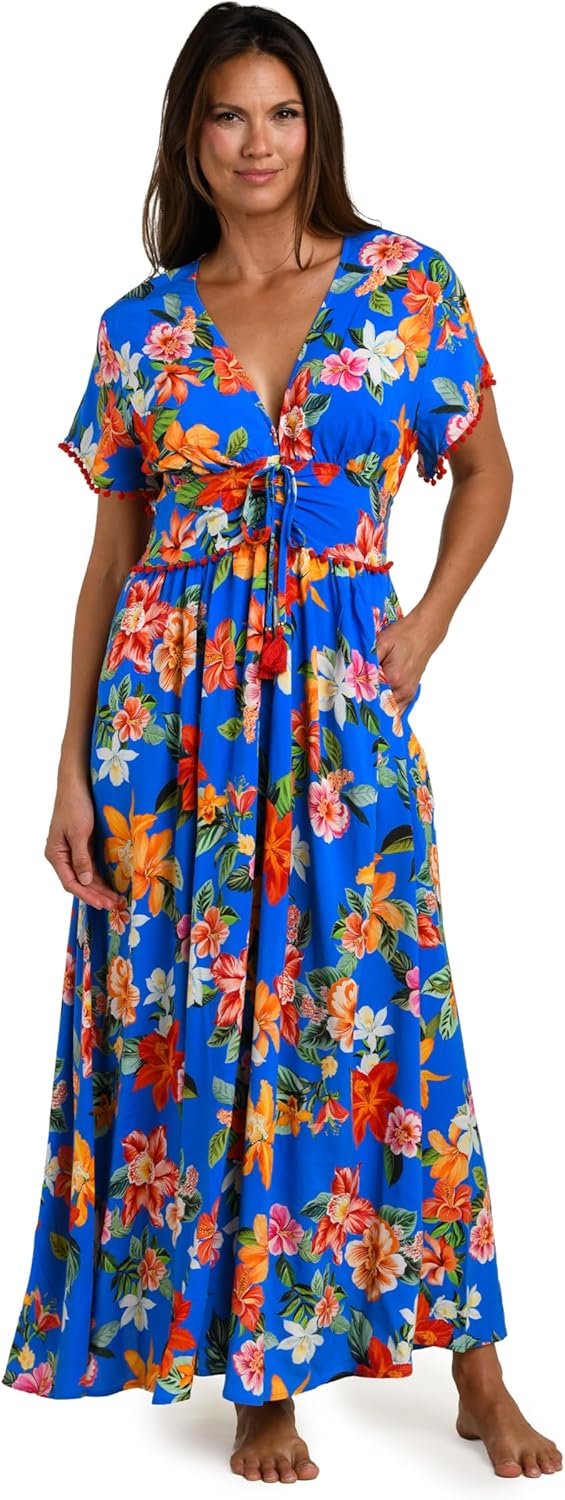 La Blanca Women's Maxi Dress Swimsuit Cover Up