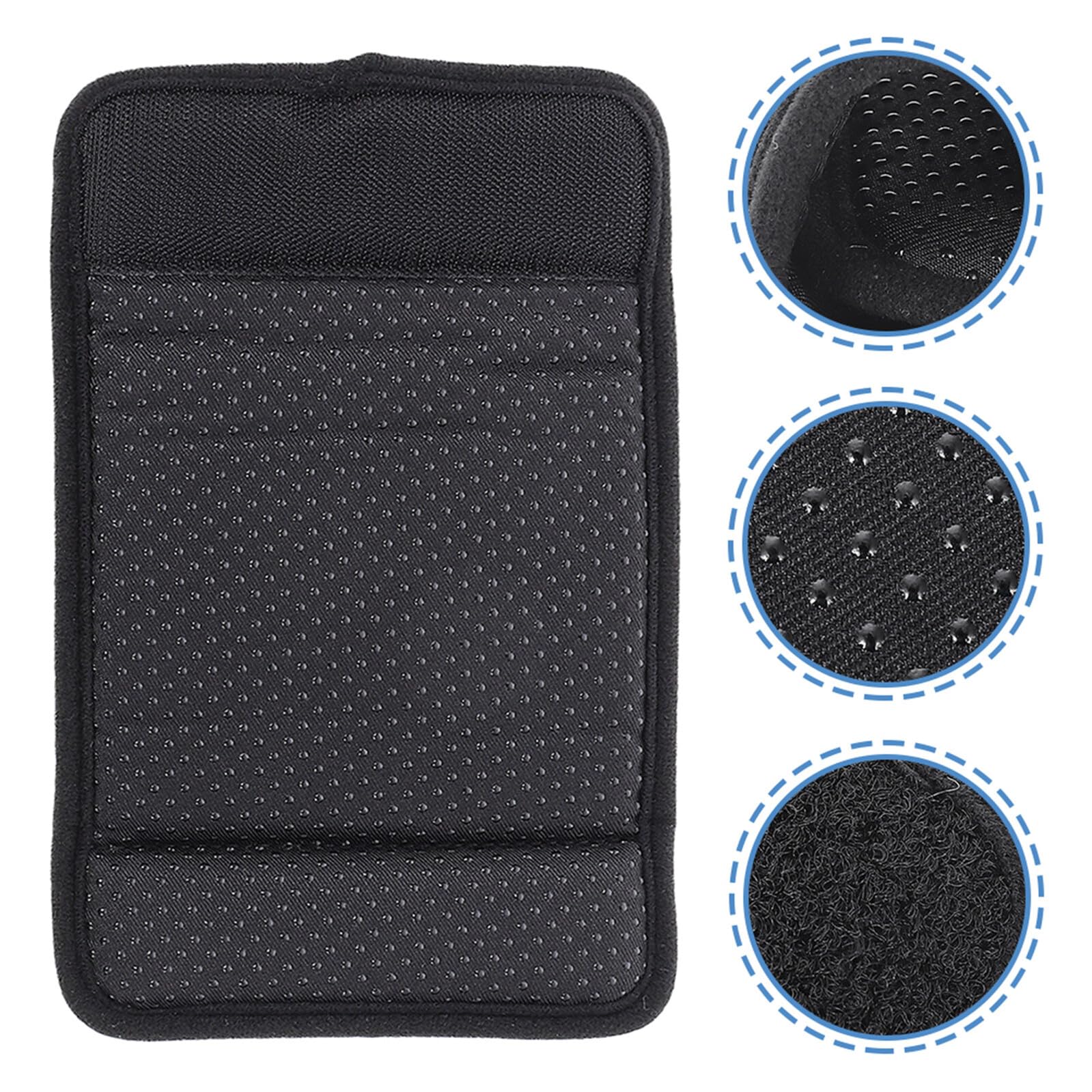 Alipis Wiederverwendbare Schwarze Rollator aus Polyester Griffpolster Handgriffauflagen Ergonomische Anti Rutsch zur Reduzierung von Ermüdung im Alltag