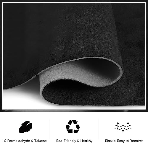 Miniatura 9 de otoez Tela de forro de gamuza de 18 pulgadas, material de respaldo de espuma de 60 x 72 pulgadas, tela de gamuza para reparación de reemplazo de