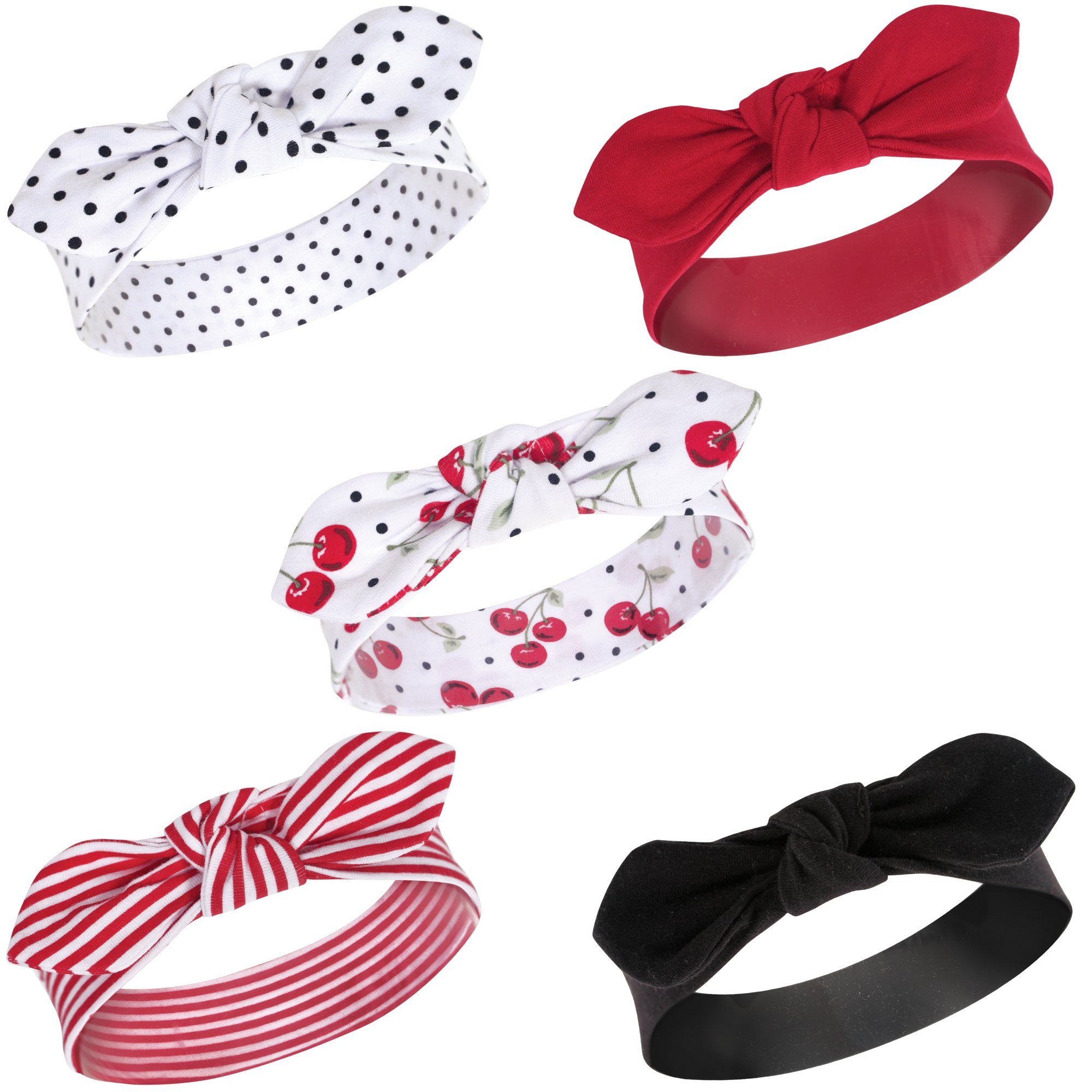 Hudson Baby Infant Girl Cotton Headbands