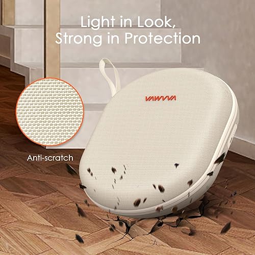 Vista 2 de Funda de carga para AirPods Max 1 y 2 - Cargador de auriculares de viaje con conectores magnéticos Lightning y USB-C, modo de suspensión automático