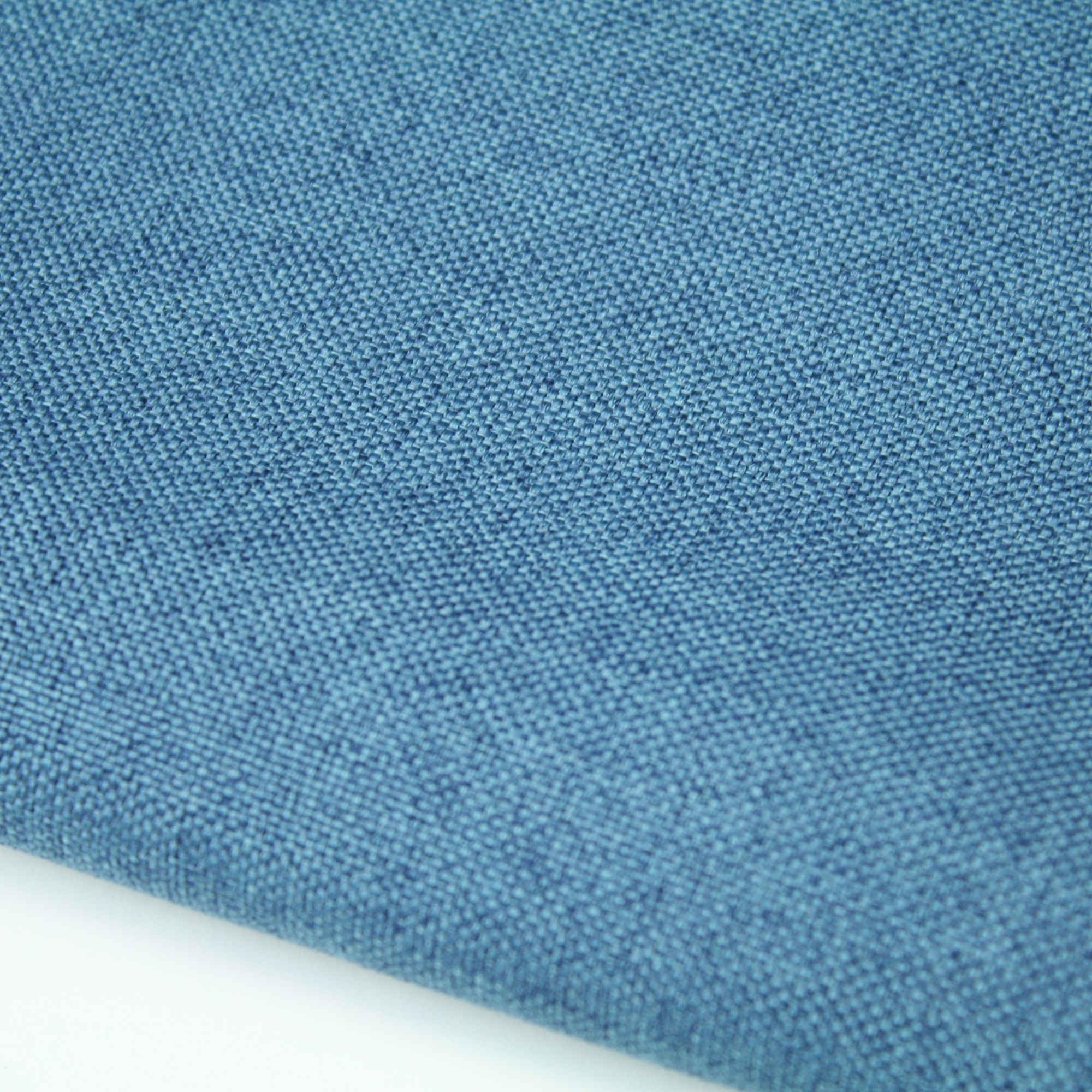 Plain Soft Linen Look Fabric Curtain Dressmaking Upholstery Fabric (Teal)