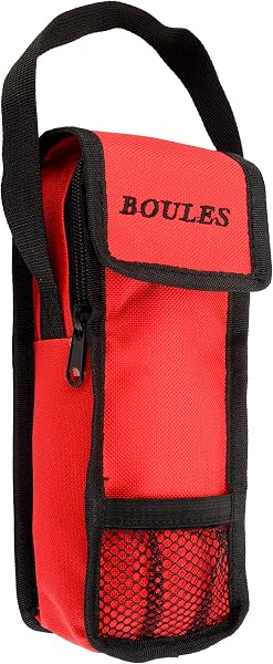 Engelhart - Sac pour 3 Boules de pétanque | Sac de Transport avec poignée | Ouverture sur Le Dessus | Taille : 23 x 8,5 x 3,5 cm - 1