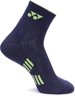 YONEX Quarter Length Performance Sports Socks (Badminton, Running, Gym & Indoor Training) Pack of 1 Price In India